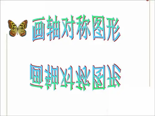 13.2.1《画轴对称图形》优秀课件1