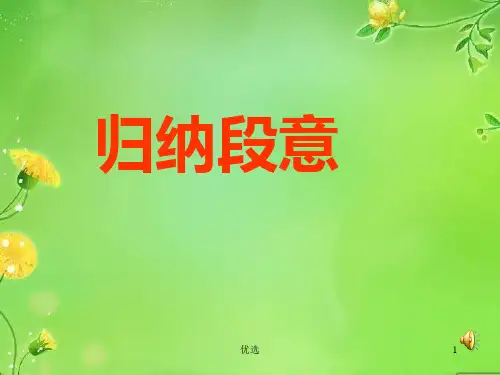 详细版归纳段意.ppt