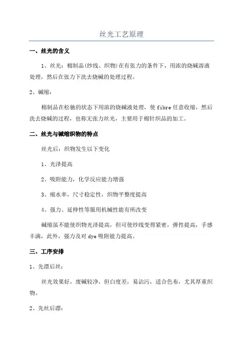 丝光工艺原理