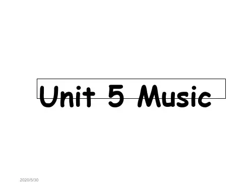 人教版高中英语必修二精华版Unit5-music reading 新(共47张PPT)