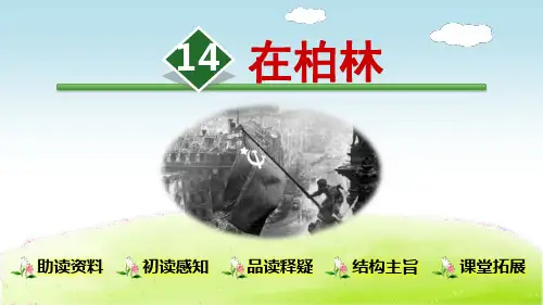 部编版(统编)小学语文六年级上册第四单元《14.在柏林》教学课件PPT