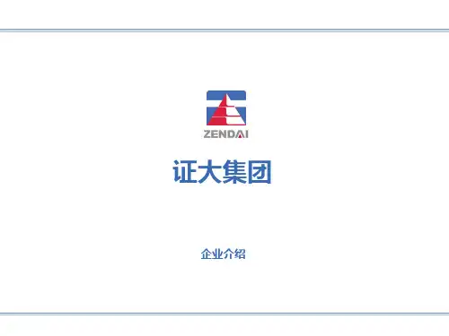 证大集团企业介绍