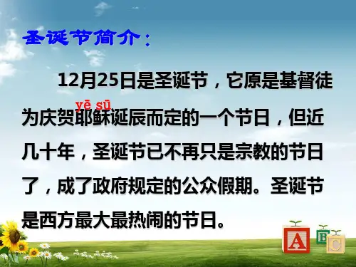 沪教版三年级上册语文课件 圣诞老人的故乡.