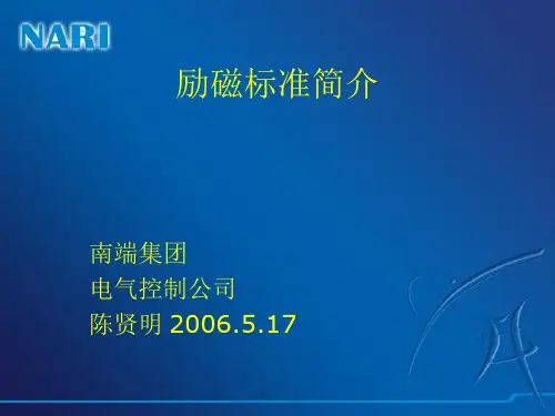 励磁标准简介