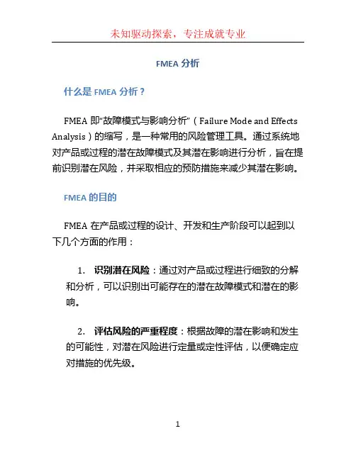 fmea分析
