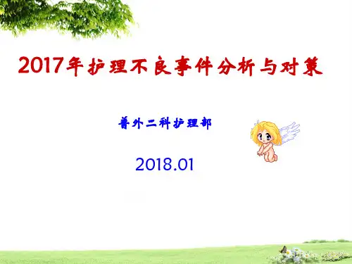 2017年护理不良事件分析
