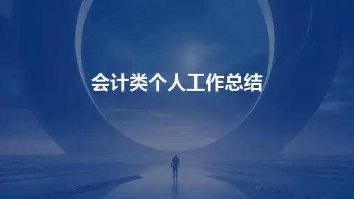 会计类个人工作总结PPT