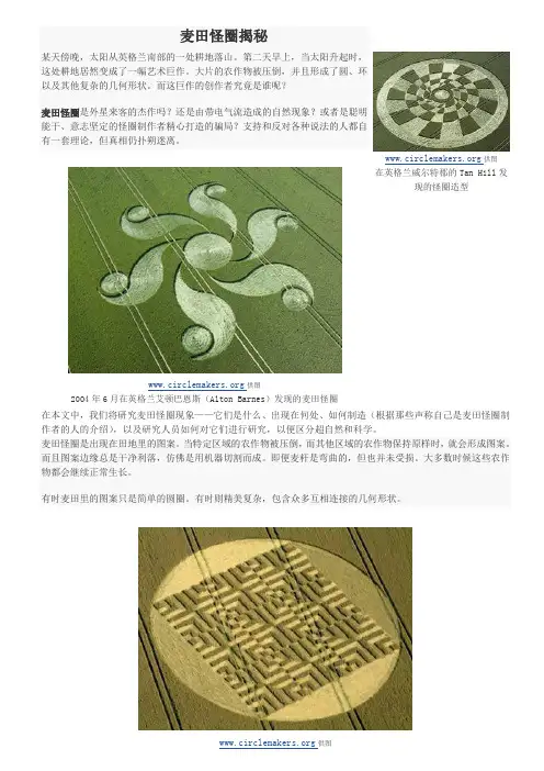 麦田怪圈