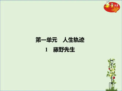 1-藤野先生解析