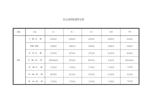 幼儿园课程表（20201129070224）