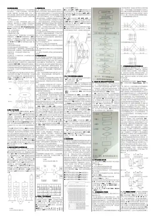 程控交换技术重点