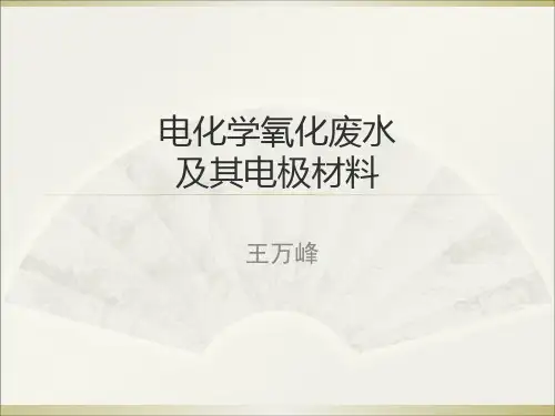 电化学废水处理(PPT课件)