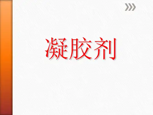 凝胶剂-文档资料