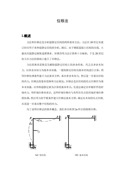 位移法 结构力学知识点概念讲解