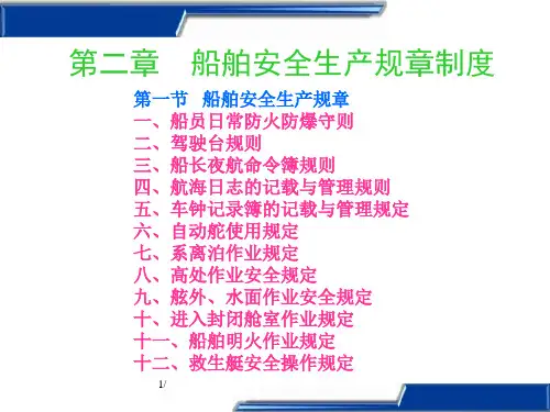 船舶管理课件(2章)