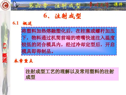 第六章 注射成型