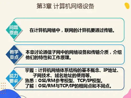 网络技术基础3计算机网络设备