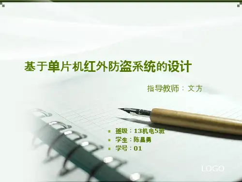 基于wifi的智能防盗报警系统设计PPT