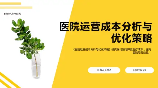 医院运营分析报告ppt