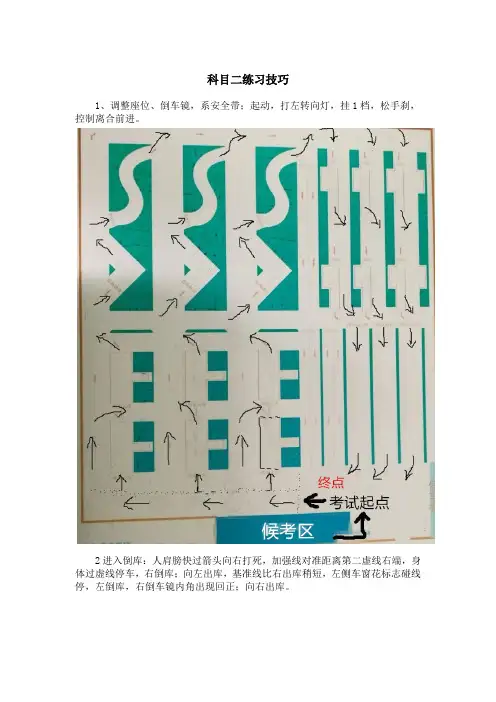 科目二考试技巧