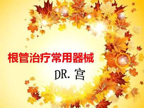 根管治疗器械说明