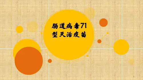 肠道病毒71型灭活疫苗ppt课件