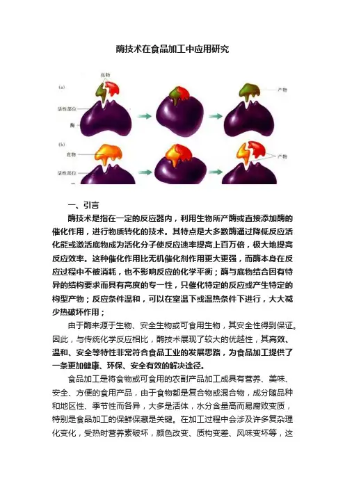 酶技术在食品加工中应用研究