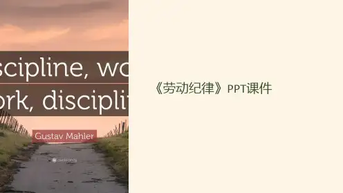 《劳动纪律》课件