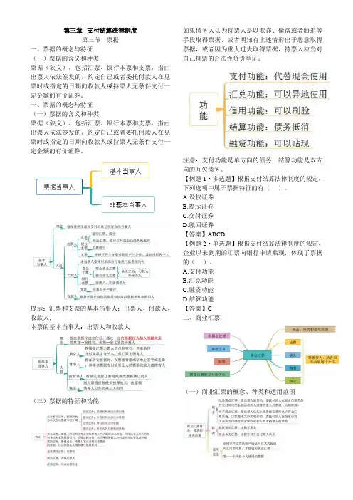 第三章支付结算法律制度
