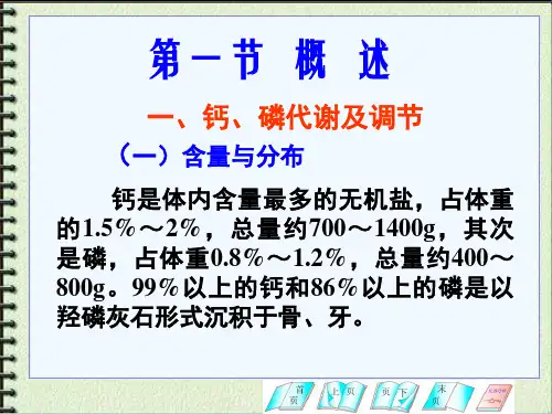 第十二章钙磷镁和微量元素检验