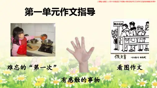 (部编人教版)小学六年级语文下册第一单元同步作文习作作文指导讲解教学课件