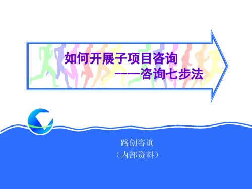 咨询7步法总结