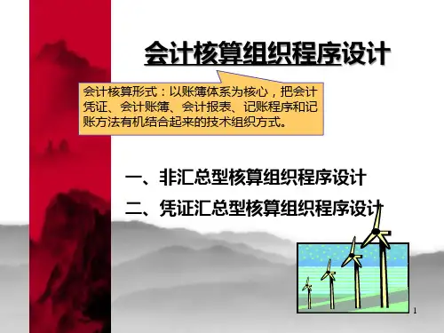 第七章财务处理程序的设计