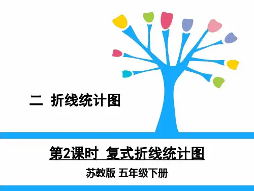 五年级下册数学课件-二 复式折线统计图 ppt苏教版(共17页)