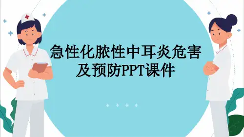 急性化脓性中耳炎危害及预防PPT课件