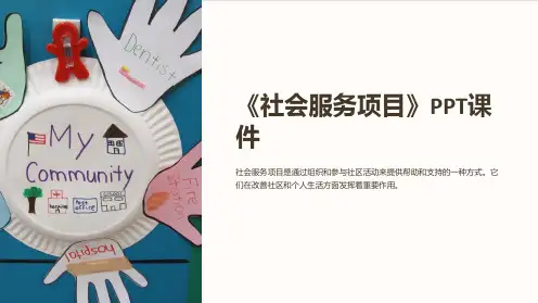 《社会服务项目》课件