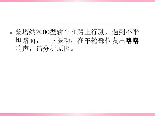 汽车前悬挂课件