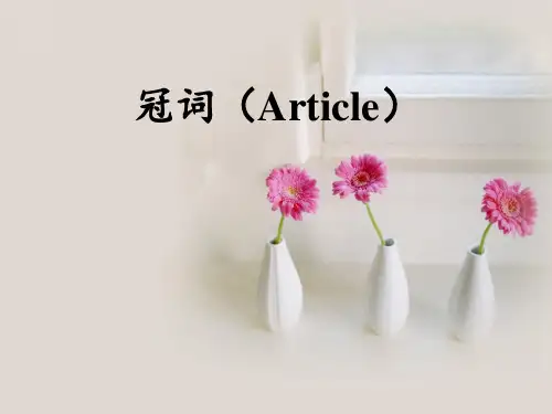 冠词(Article)