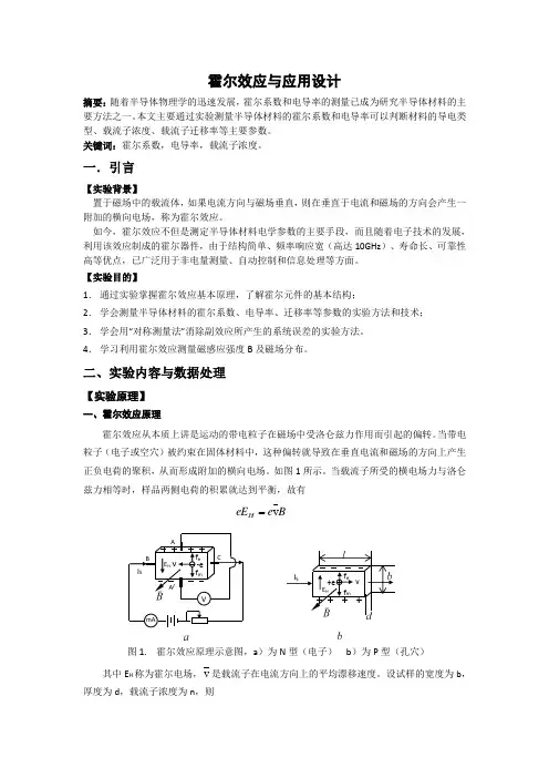 霍尔效应实验报告