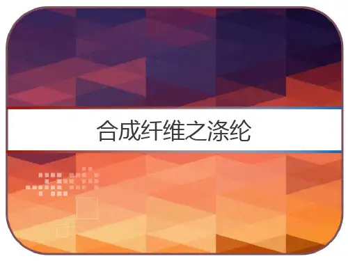 合成纤维之涤纶 PPT