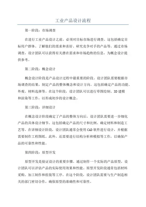工业产品设计流程