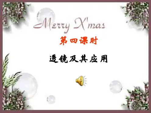 中考物理总复习课件(12)--透镜及其应用