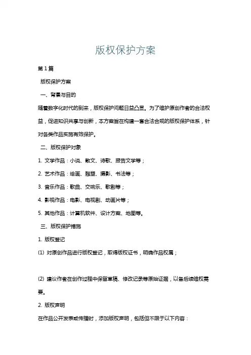 版权保护方案
