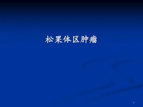 松果体区肿瘤 ppt课件