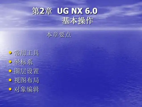 第2章  UG NX 6