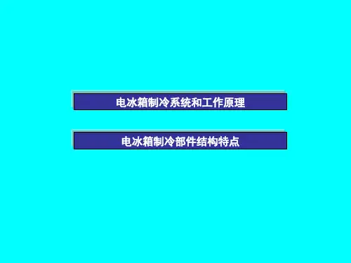 第四讲_电冰箱制冷系统结构与工作原理