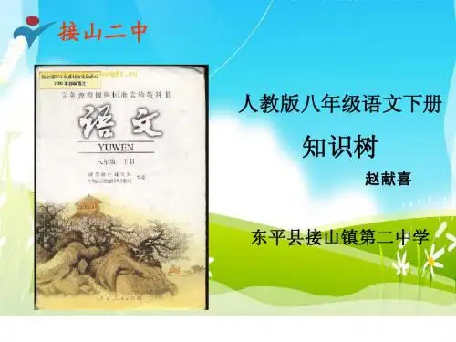 八年级语文下册知识树