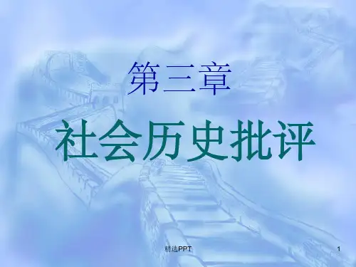 《社会历史批评》PPT课件 (2)