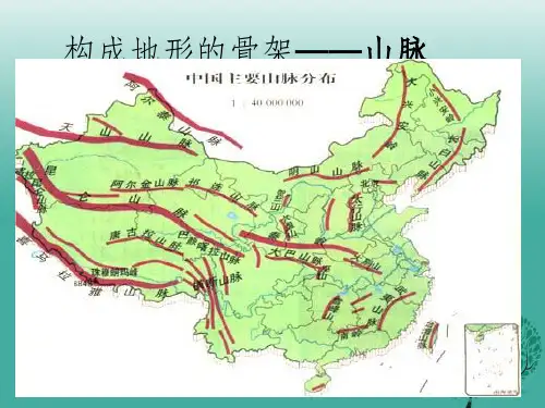 八年级地理上册 2_1 中国的地形 湘教版1
