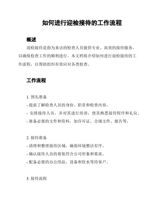 如何进行迎检接待的工作流程